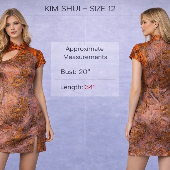 Kim Shui Dresses & Skirts - Kim Shui Brocade Mandarin Collar Mini DressStyle: Cheongsam-inspired mini dres